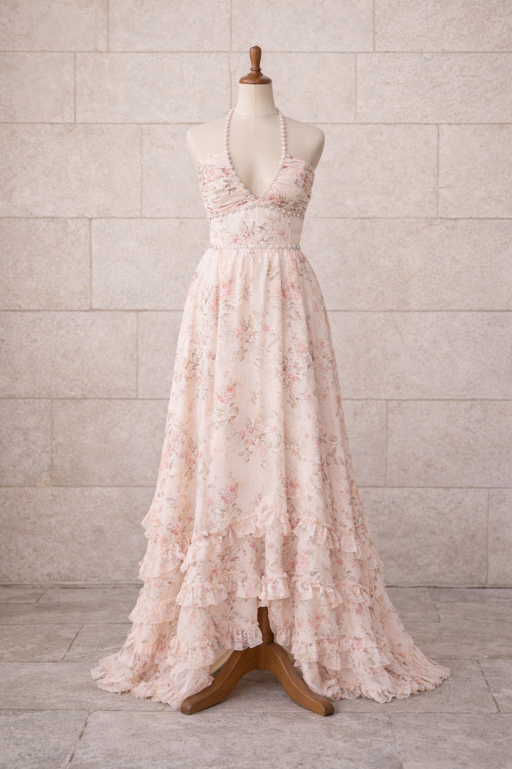 Vestido Rosé Éternelle
