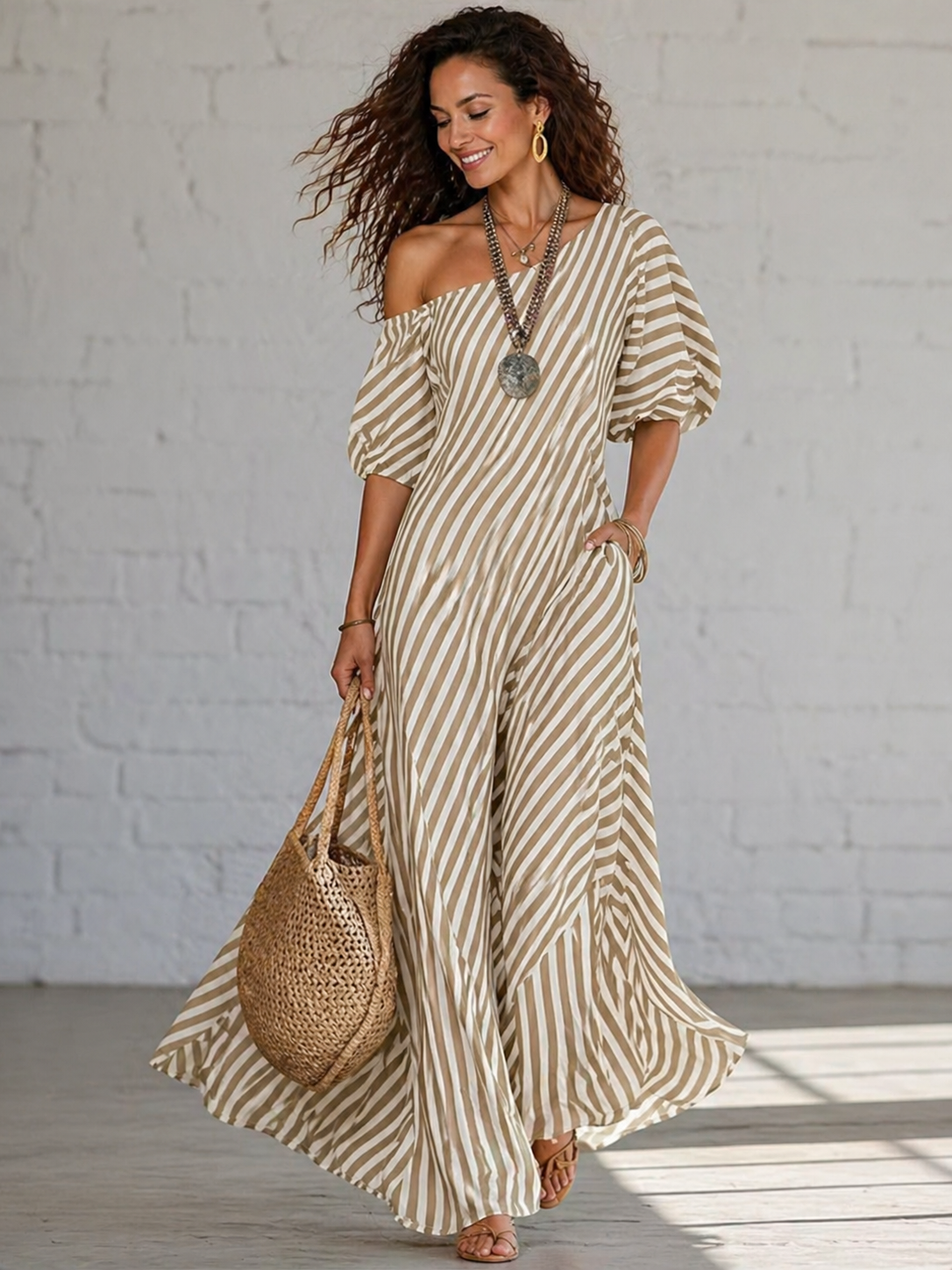 Vestido Aura Rayas - Elegancia con Estilo