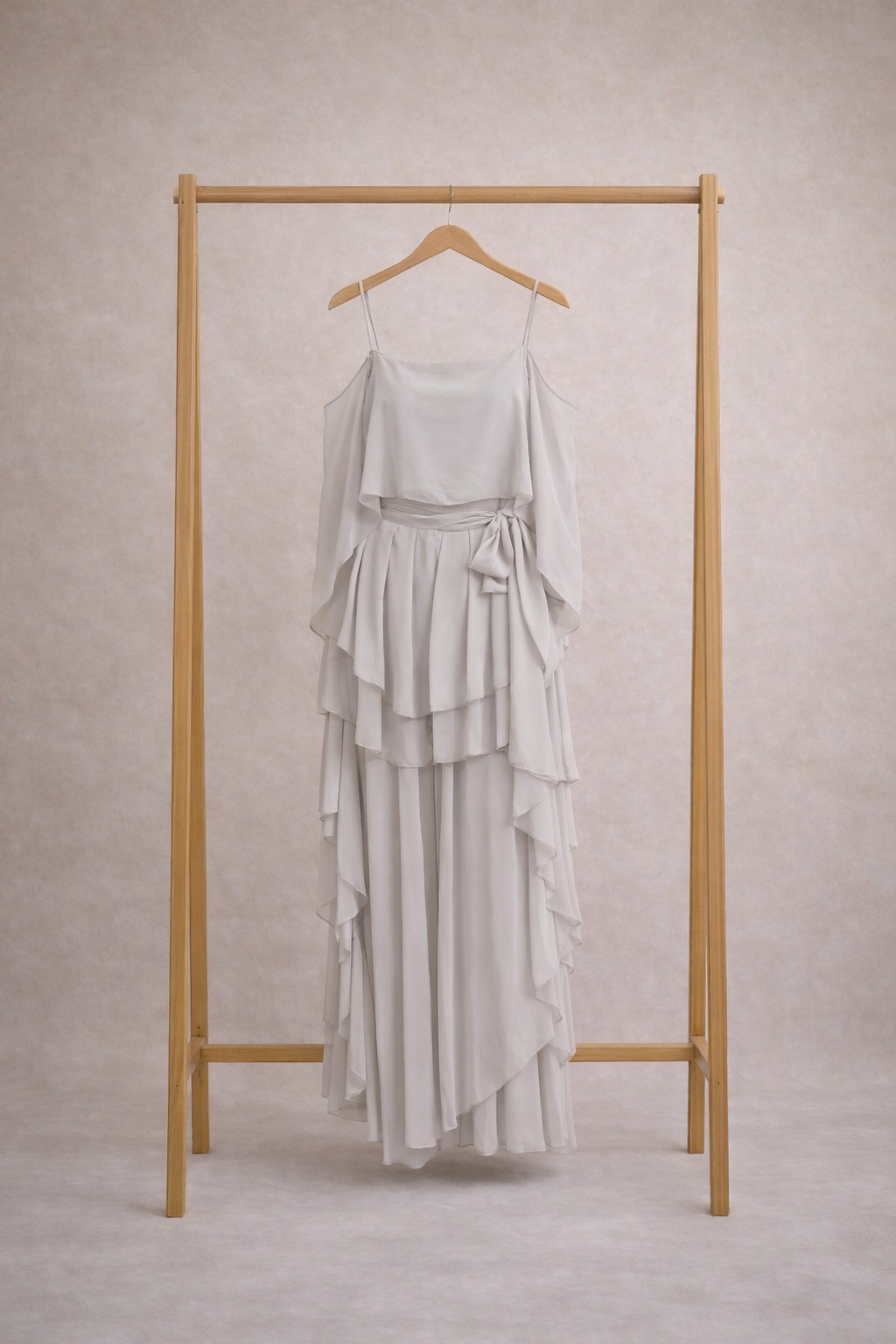 Vestido Mansa Gris - Asimétrico Capadaso