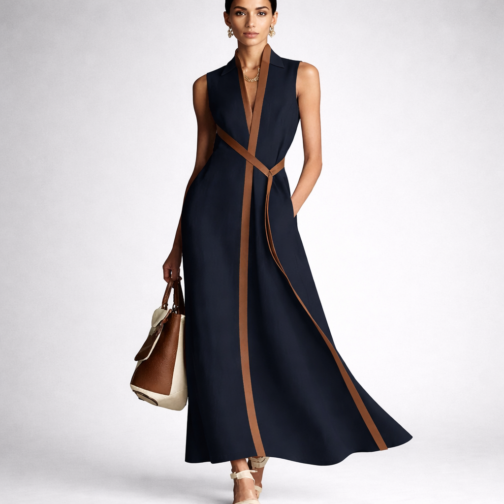 Vestido Aura Linen Dress