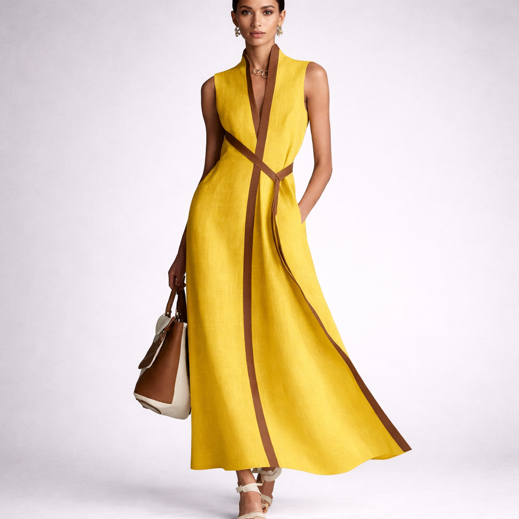 Vestido Aura Linen Dress