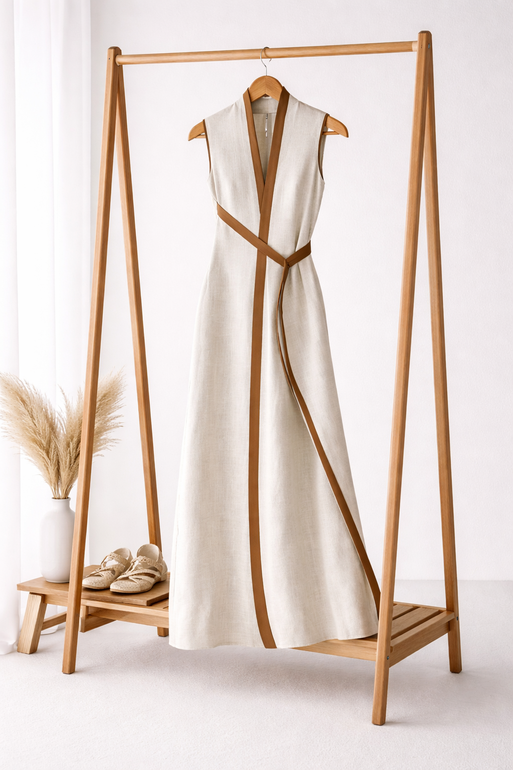 Vestido Aura Linen Dress