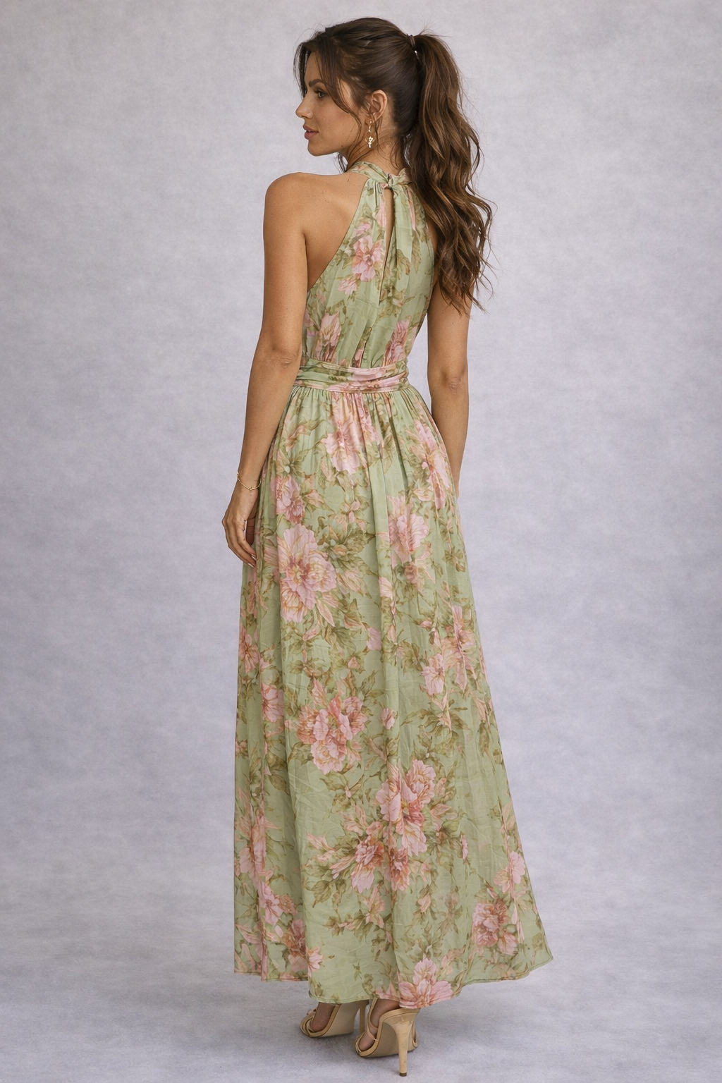 Vestido Jardín de Salvia
