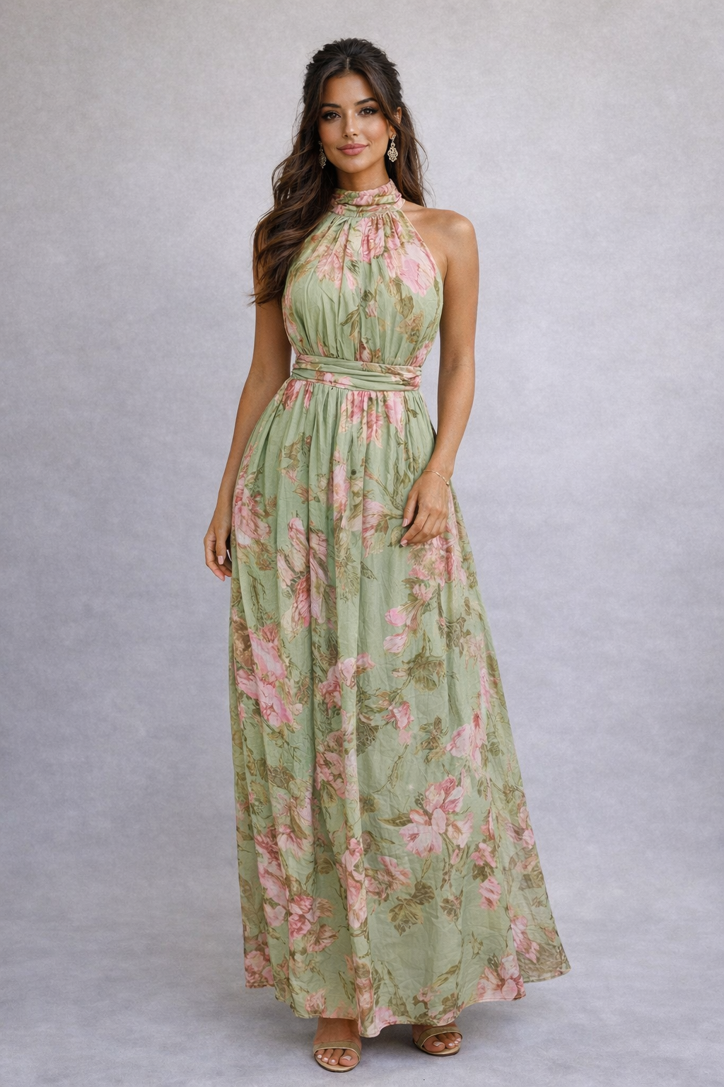 Vestido Jardín de Salvia
