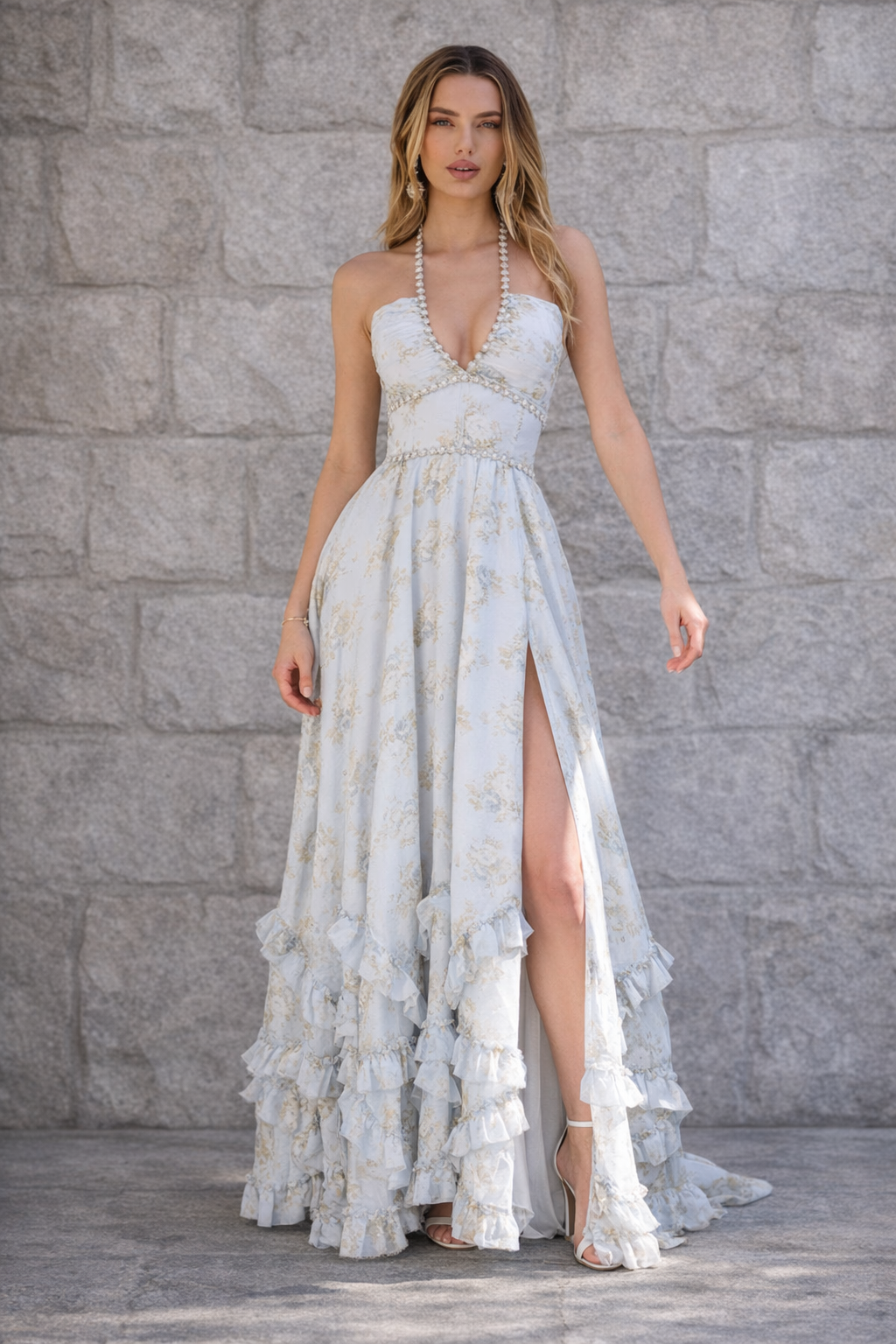 Vestido Rosé Éternelle